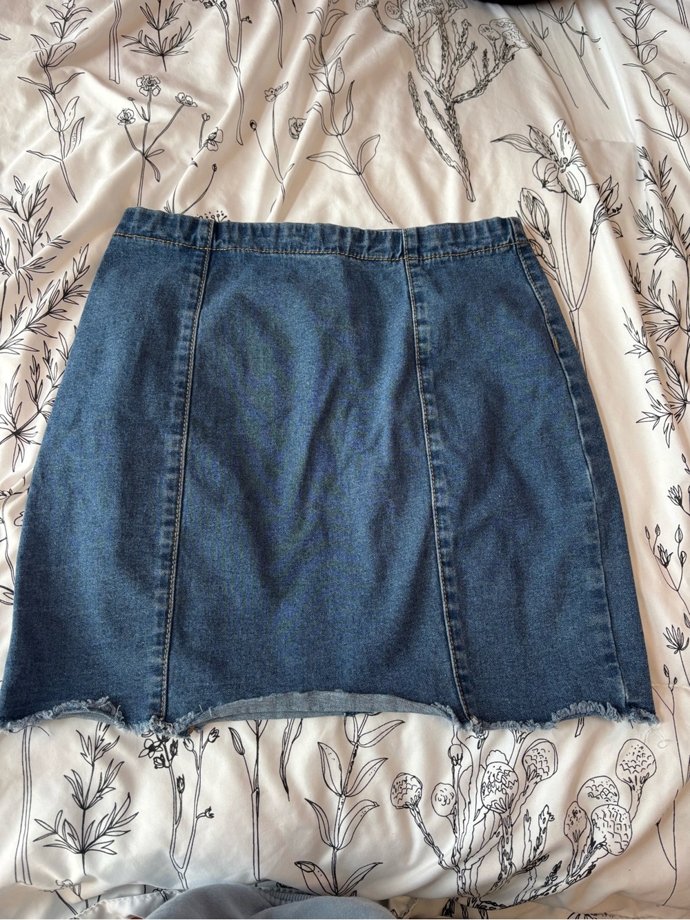 Forever 21 Dark Blue Denim Mini Skirt